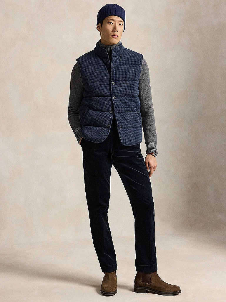 POLO RALPH LAUREN Steppgilet dunkelblau | L